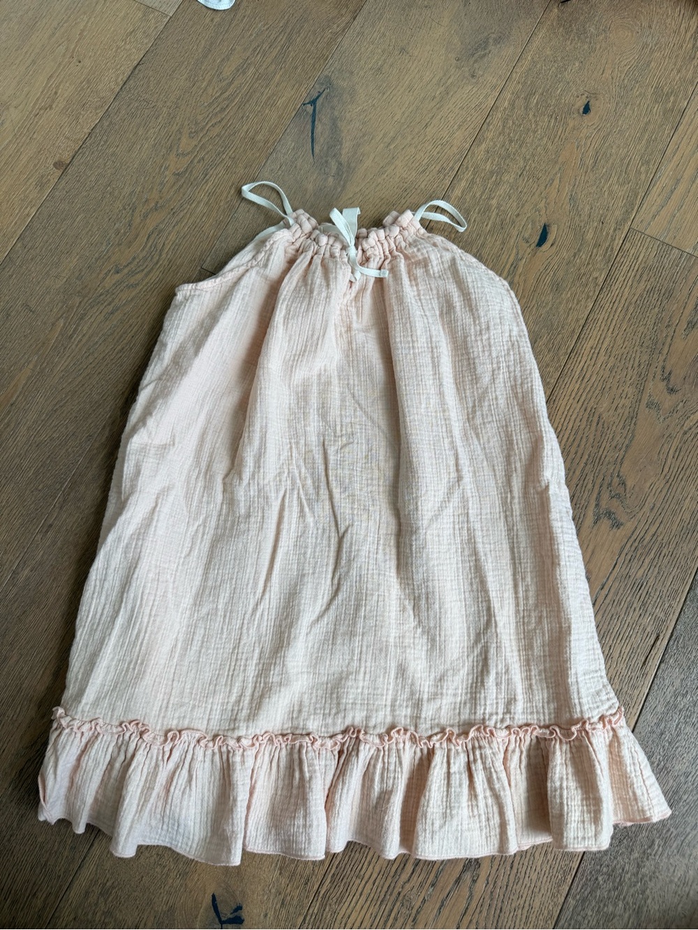 LIILU Light Pink Ruffle-Hem dress 6